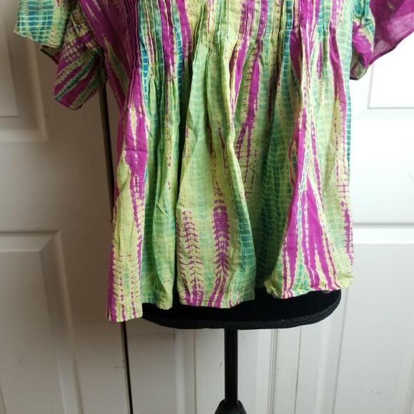 COPY - Rebecca Minkoff top size small colorful v … - Picture 4 of 8